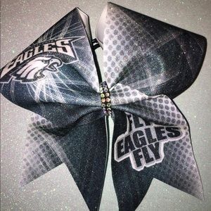 Philadelphia eagles cheer bow